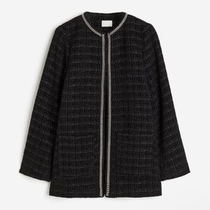 h&m boucle jacket